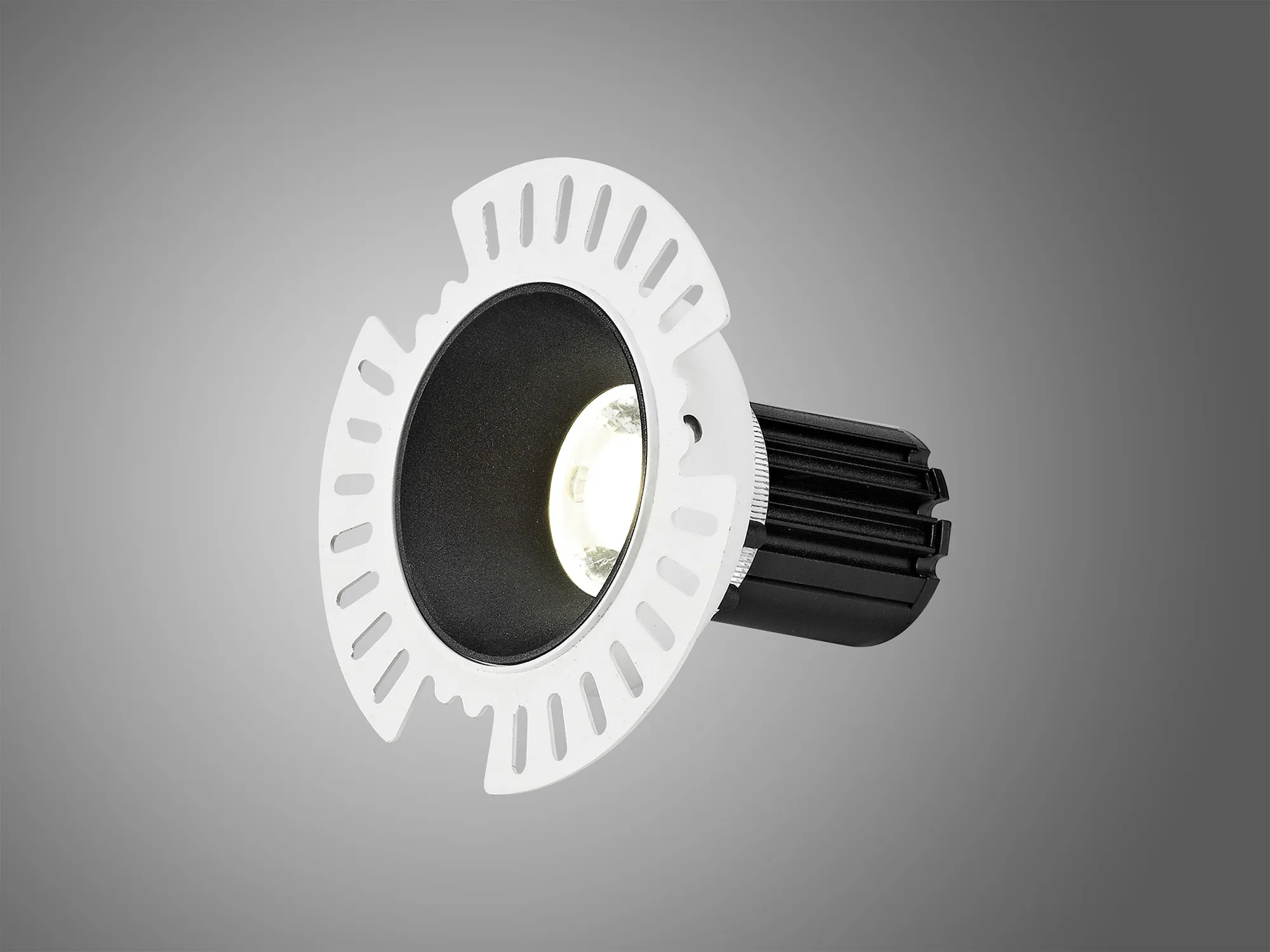 Basy 10 Tridonic Powered 10W 2700K 710lm 36° CRI>90 LED Engine Black Fixed Recessed Spotlight, IP20 DM200963  Dlux Basy 10